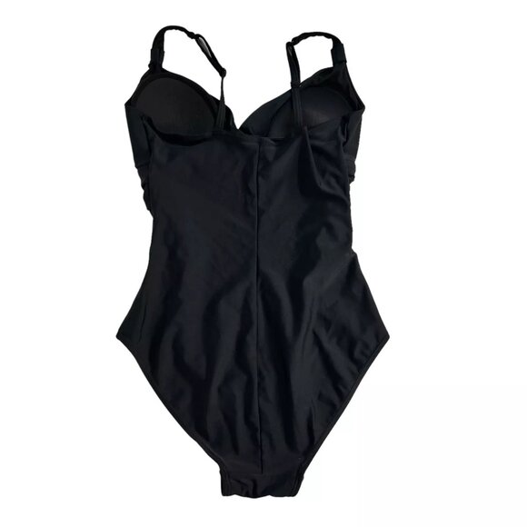Disney Parks Black Mickey Mouse Adjustable Strap One Piece Swimsuit Size S - Picture 12 of 16